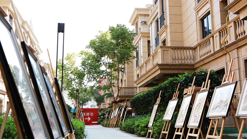 樂清華都&middot;天虹墅疊墅生活體驗區開放 吸引百余組客戶參觀