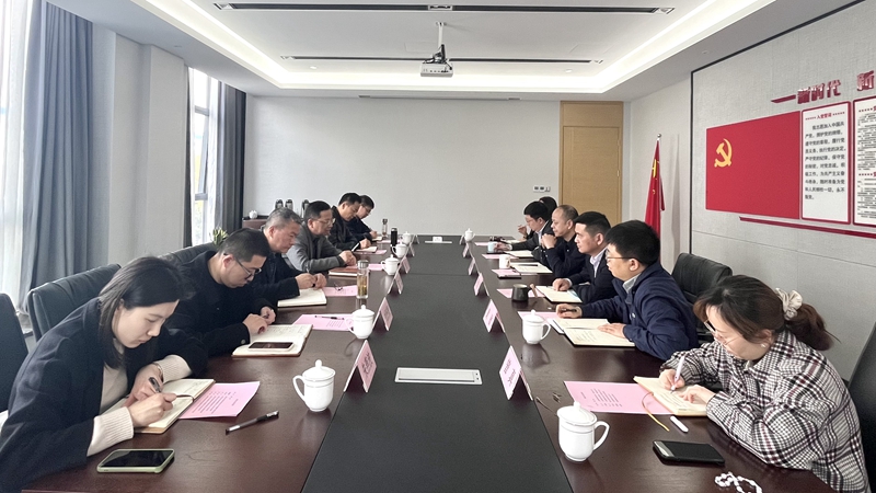 上虞供銷社黨委書記、理事會主任胡升一行到訪浙江農合