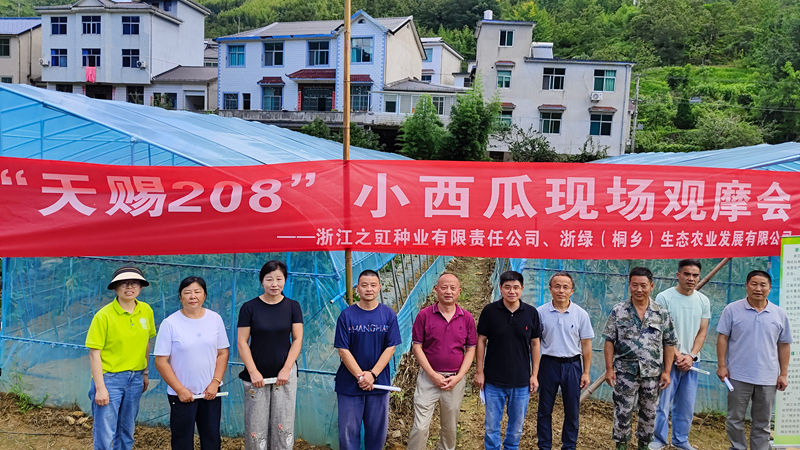 之豇種業(yè)&ldquo;天賜208&rdquo;小西瓜高山試種成功 助力山區(qū)特色農(nóng)業(yè)發(fā)展