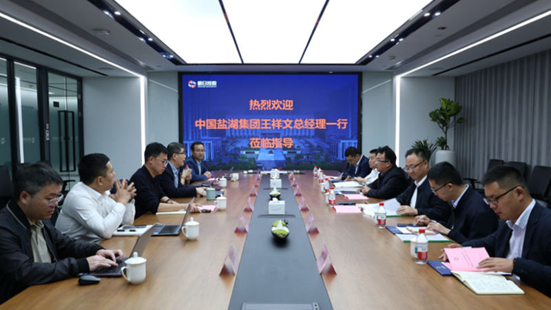 中國鹽湖集團總經(jīng)理王祥文到訪明日控股