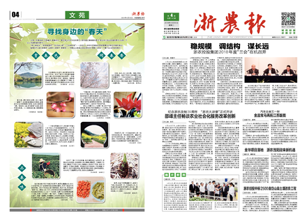 浙農(nóng)報(bào)2019第4期（一、四版） 